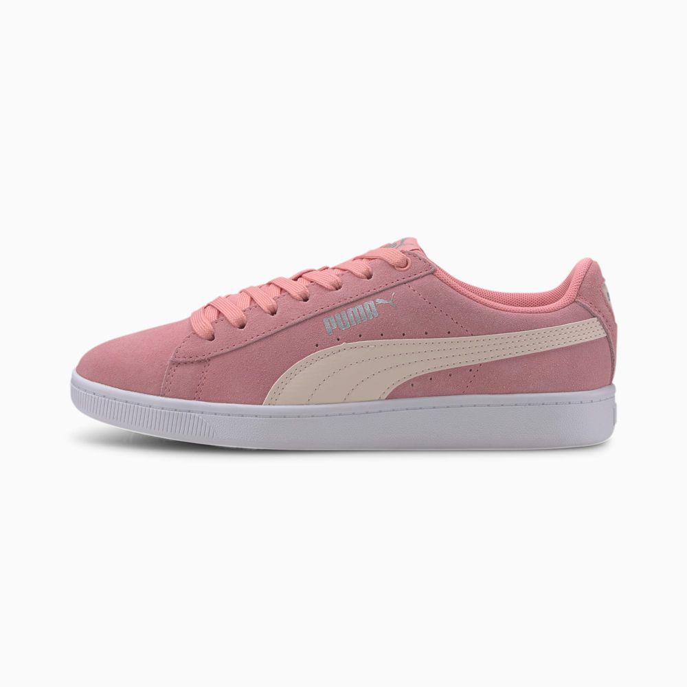 Puma Vikky v2 Suede Lány Sportcipő - Rózsaszín/Titán/Fehér ( Hungary - ICSKH9720 )